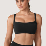 Women's Hugcurve Adjustable Square Workout Bra Royal Blues