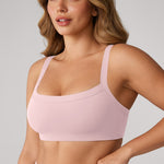 Women's Hugcurve Adjustable Square Workout Bra Mocha Cocoa