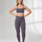 Women's Hugcurve No Front Seam Leggings 25" Concrete