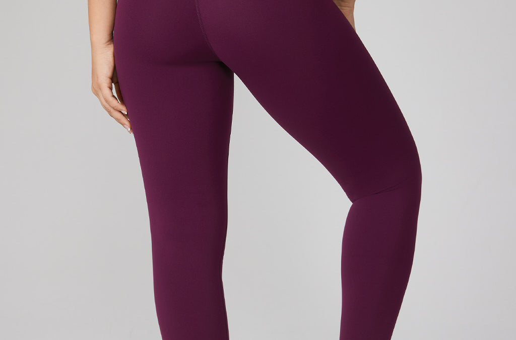 Women's Hugcurve No Front Seam Leggings 25" Ripe Purple