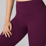 Women's Hugcurve No Front Seam Leggings 25" Ripe Purple
