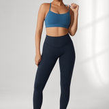 Women's Hugcurve No Front Seam Leggings 25" Twilight Blue