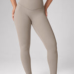 Women's Hugcurve No Front Seam Leggings 25" Creamy Latte