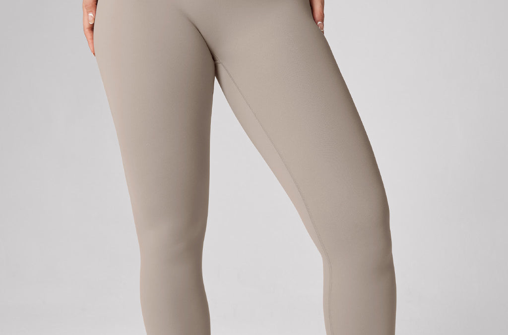 Women's Hugcurve No Front Seam Leggings 25" Creamy Latte
