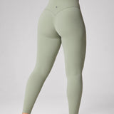 Women's Hugcurve No Front Seam Leggings 25" Desert Sage