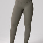 Women's Hugcurve No Front Seam Leggings 25" Smoked Green