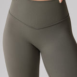 Women's Hugcurve No Front Seam Leggings 25" Smoked Green