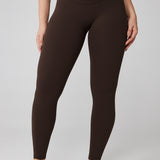 Women's Hugcurve No Front Seam Leggings 25" Clay Brown