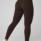 Women's Hugcurve No Front Seam Leggings 25" Clay Brown