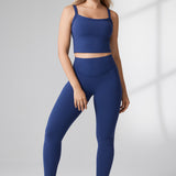 Women's Hugcurve No Front Seam Leggings 25" Nightfall Blue