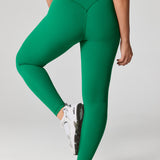 Women's Hugcurve No Front Seam Leggings 25" Spar green