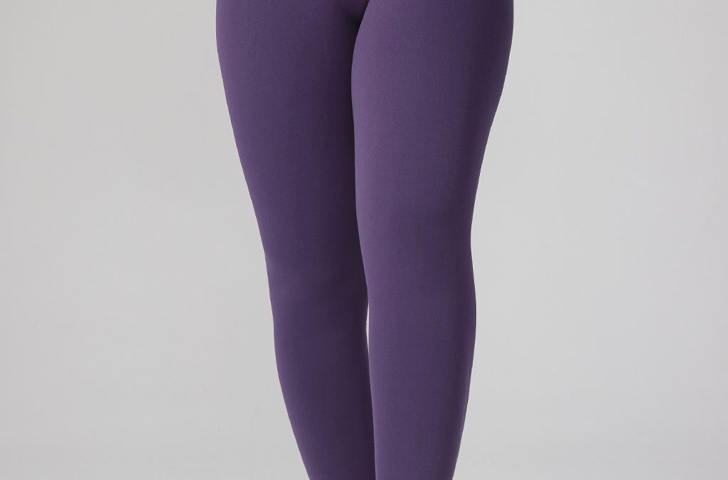 Women's Hugcurve No Front Seam Leggings 25" Dark Plum