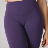 Women's Hugcurve No Front Seam Leggings 25" Dark Plum