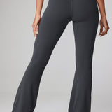 Women's Hugcurve No Front Seam Flare Leggings 31'' Twilight Blue