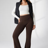 Women's Hugcurve No Front Seam Flare Leggings 31'' Black