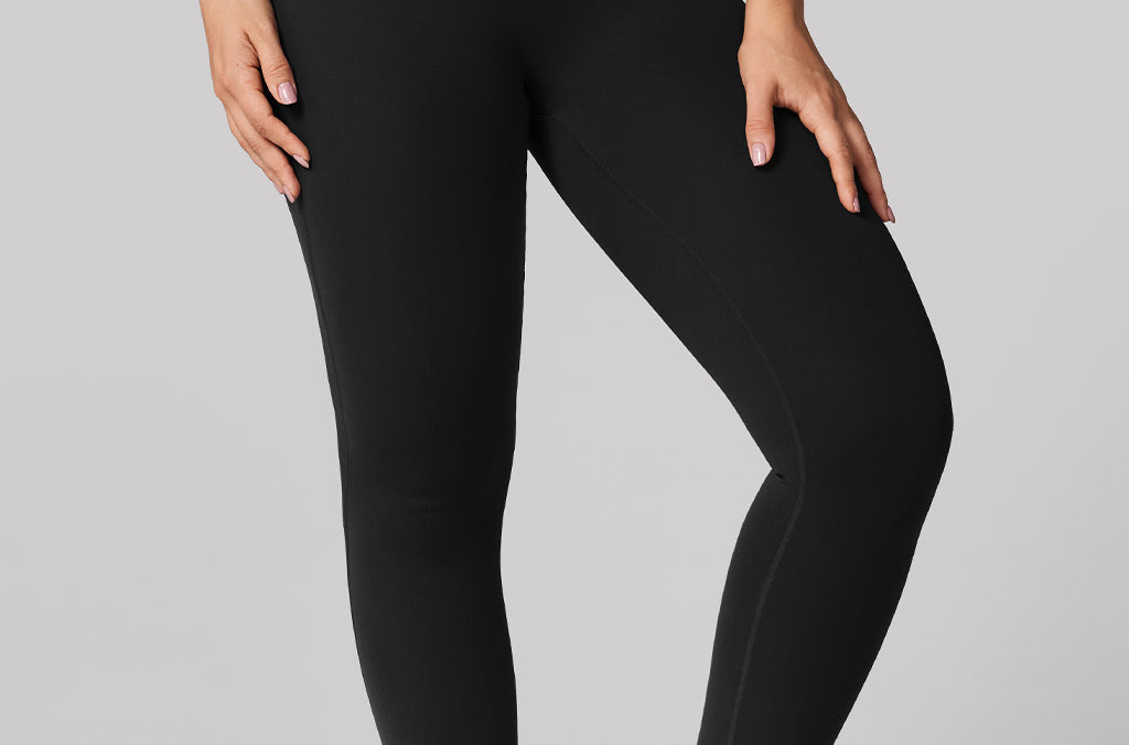 Women's Hugcurve Hidden Scrunch Butt Leggings 25" - No Front Seam Black