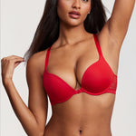 Women's T-shirt Racerback Bra Lipstick Red