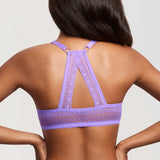 Women's T-shirt Racerback Bra Sky Purple