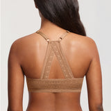 Women's T-shirt Racerback Bra Gravel Beige