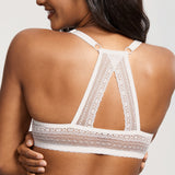 Women's T-shirt Racerback Bra Ivory