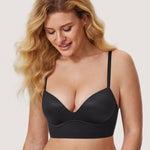 Women's T-shirt Push Up Bra Hazelnut