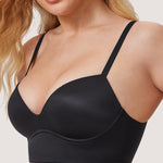 Women's T-shirt Push Up Bra Hazelnut