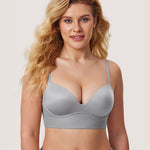 Women's T-shirt Push Up Bra Hazelnut