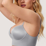 Women's T-shirt Push Up Bra Hazelnut