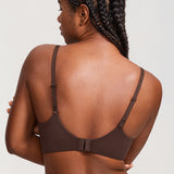 Women's T-shirt Push Up Bra Hazelnut