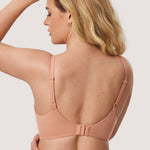 Women's T-shirt Push Up Bra Hazelnut