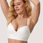 Women's T-shirt Push Up Bra Hazelnut