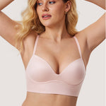 Women's T-shirt Push Up Bra Hazelnut