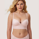 Women's T-shirt Push Up Bra Hazelnut