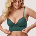 Women's T-shirt Push Up Bra Hazelnut