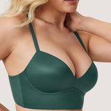 Women's T-shirt Push Up Bra Hazelnut