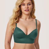 Women's T-shirt Push Up Bra Hazelnut