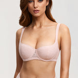 Women's Floral Lightly Lined Balconette Bra Gentle Rose