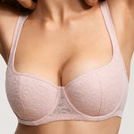 Women's Floral Lightly Lined Balconette Bra Gentle Rose