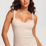 Women's Lacy Mesh Balconette Bra Beige