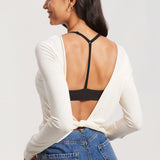 Women's Lacy Mesh Front Closure Bra Black