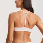Women's Lacy Mesh Front Closure Bra White