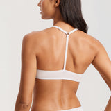 Women's Lacy Mesh Front Closure Bra White