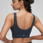 CRZ YOGA Women's U Back Sports Bra True Navy