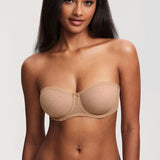 Women's Sexy Mesh Strapless Bra Natural