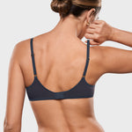 Women's Mesh Plunge Bra Twilight Blue