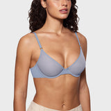 Women's Mesh Plunge Bra Moonlight Blue