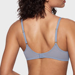 Women's Mesh Plunge Bra Moonlight Blue