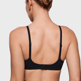Women's Plunge Lightly Padded Demi Bra Black