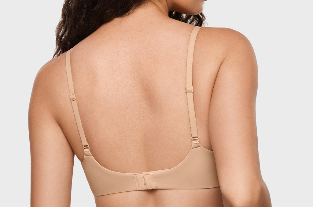 Women's Plunge Lightly Padded Demi Bra Warm Beige