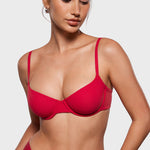 Women's Inbarely® Plus Unlined Balconette Bra Lipstick Red